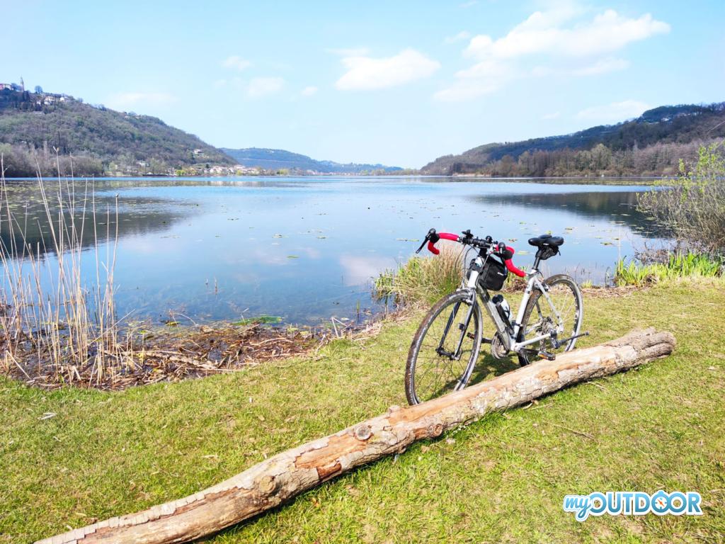 In bici al Lago di Fimon