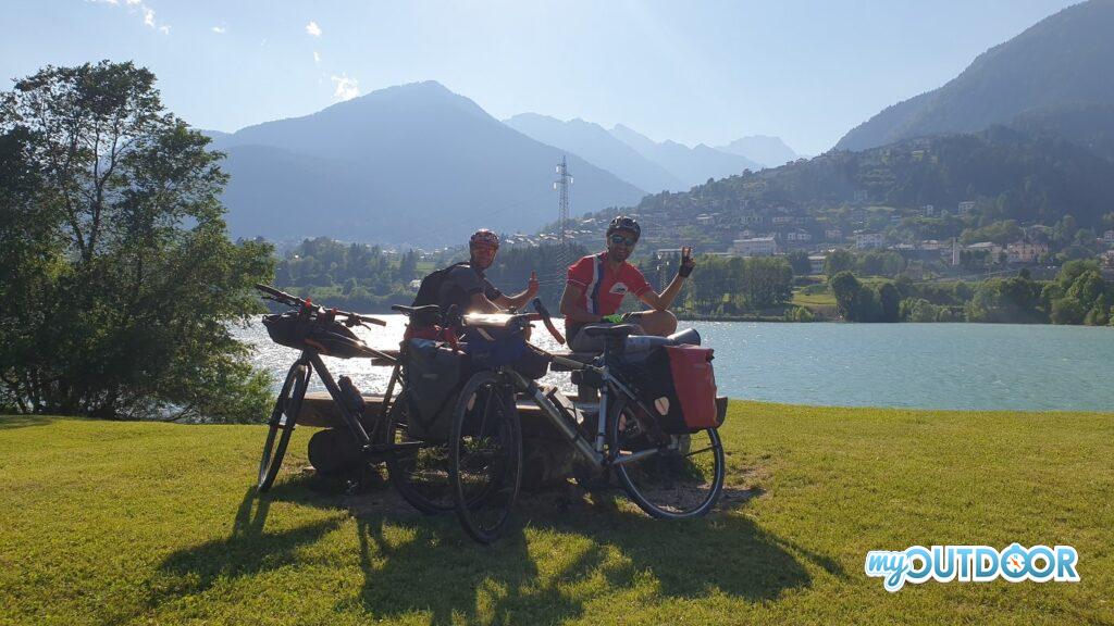 In riva al Lago di Cadore