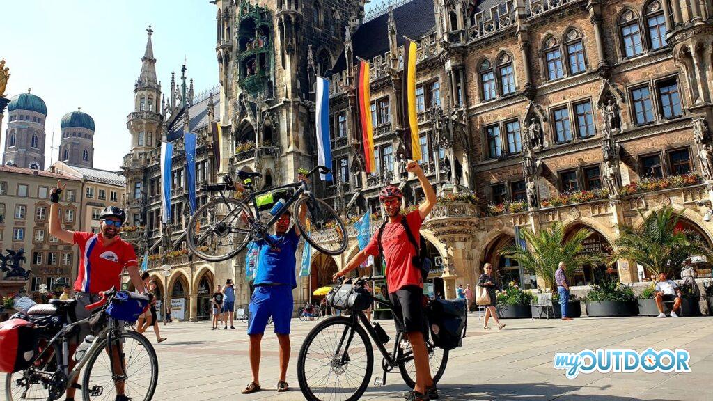 L'arrivo a Marienplatz!
