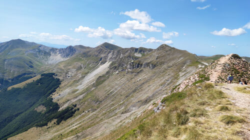 Panorama dalla vetta della Sibilla